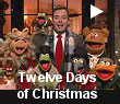 Jimmy Fallon sings ''12 Days of Christmas'' with the Muppets. New window not opening?  To bypass your pop-up blocker program, hold down your [CTRL] key. 